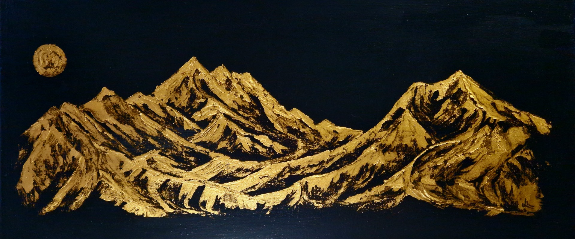 go to mountain 30x70 cm
